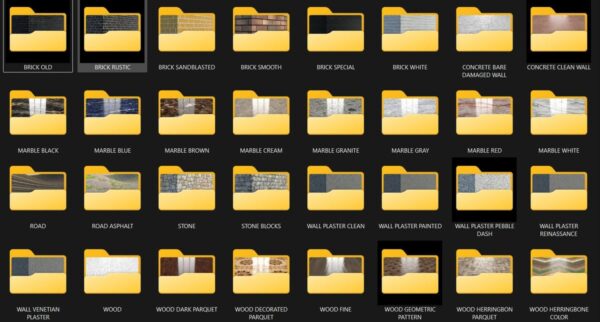 (PACK-2) V-ray High Quality Basic Materials Downloads For SketchUp