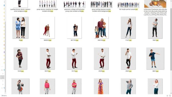 PEOPLE Transparent PNG CUT-OUTS PREMIUM High-Quality Download